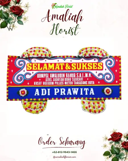 Papan Bunga Ucapan Selamat Gurabati